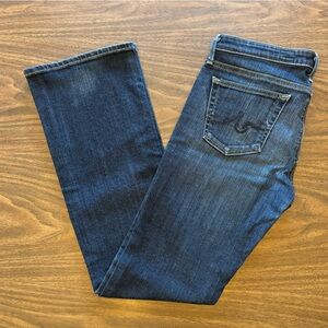 AG Adriano Goldschmied Angelina Jeans 28Petite Bootcut Low Rise